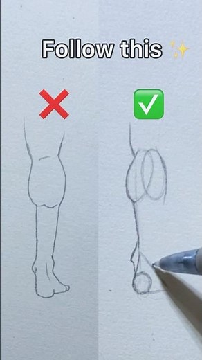 How to draw muscular leg #drawing #beginnerarttips #art