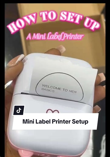 Easy Setup for Your Mini Label Printer