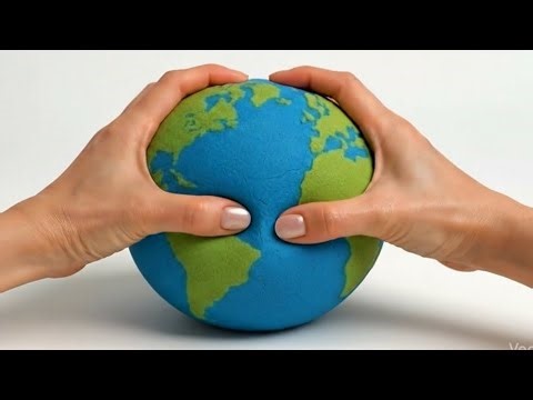 Squeeze fluffy planets | oddly satisfying ASMR | planted squeezing ASMR