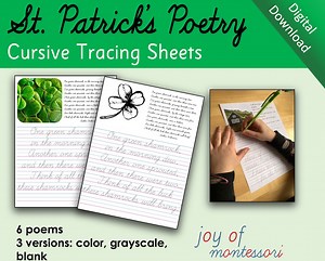 Cursive Practice Paragraphs - Etsy Canada