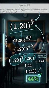 🔥Only 5% get this SAT math question right #satmath #shorts