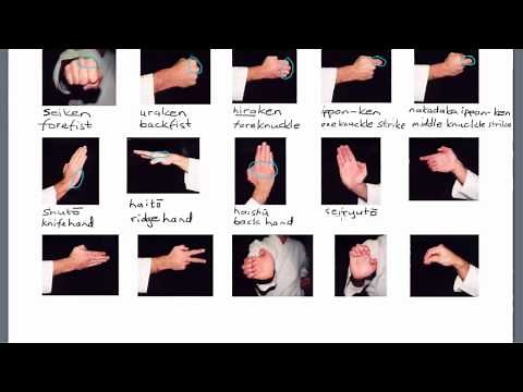 Karate Terminology: Hand Positions