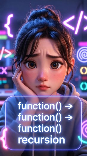 beyond_the_code on Instagram: "Function khud ko call kare? Bhai kyun? Recursion hard nahi hai, base case ignore karna hard hai 🤯 Samjho → solve karo → repeat 🔁 #recursion #dsa #coding #csstudent #placements"