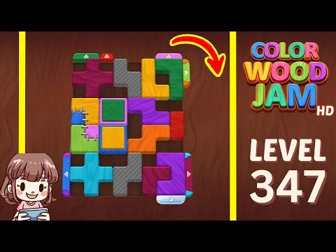 Color Wood Jam Level 347 Solution Walkthrough
