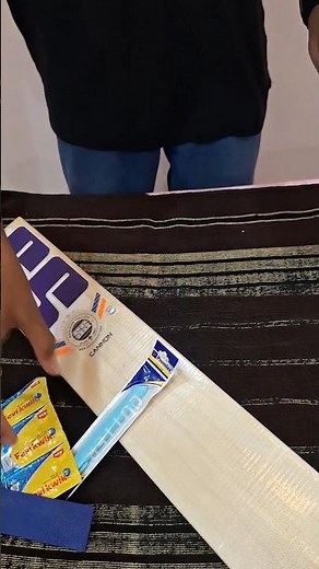 How to Apply Toe Guard on Cricket Bat 🏏 | Easy & Clean Method #cricketbat #cricketshorts #subscribe🏏