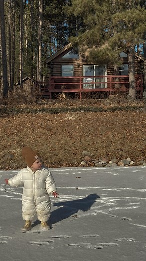 Our cabin remodel is the farthest thing from a glamorous Instagram vlog but hey this what remodeling with two little ones running around looks like🤍 What’s your favorite thing about going up north? I think mine is waking up and drinking my coffee while watching the sunrise over the lake🥰 #lakelife #cottagerenovation #cottagedesign | Interior Niche