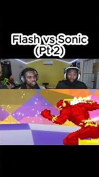 FLSH VS SONIC Fight Is Getting TOO CRAZY #deathbattle #sonic #flash #shorts #viral #animation #fyp