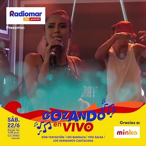 Amy Gutierrez Farro de You Salsa te invita al #GozandoEnVivo en Minka 😁😎🎶 ¡Confirma tu asistencia y no te pierdas este conciertazo! | Radiomar