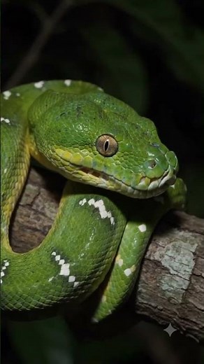 What If I Tell You This Python Is a Master of Ambush Hunting? | Green Tree Python 🐍🌿