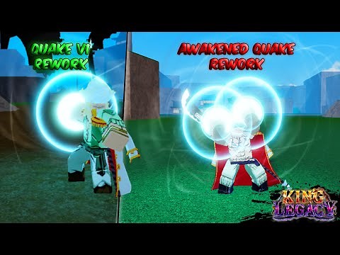 Quake Rework Showcase | Update 8 King Legacy
