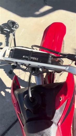 CRF 80 cold in 30° weather #Automobile #ColdStart #crf80f # Honda #dirtbike