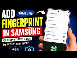 How to Add Fingerprint on Samsung Phone | Set Up Fingerprint Lock (2026 Guide)
