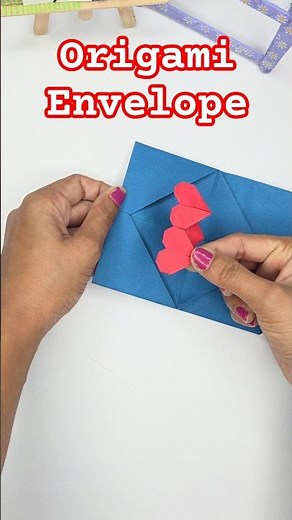 How to Make a Paper Envelope ✉️ Easy Origami Envelope Tutorial | Paper craft