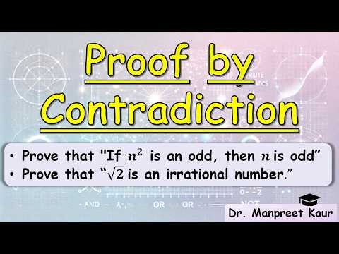 Proof by contradiction (a type of indirect proof) | Prove that √𝟐 is an irrational number.