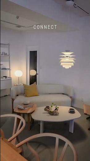 【ゆるっと過ごしたい空間に、曲線のソファを】 #北欧インテリア #interior