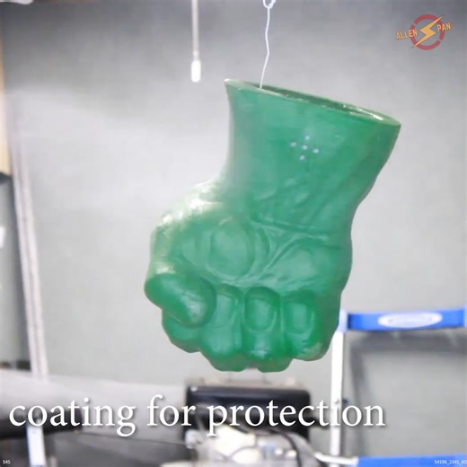 I melted down some lead to give these hulk hands a little extra SMASH power... #hulkhands #marvel #mcu #theincrediblehulk #casting | Allen Pan