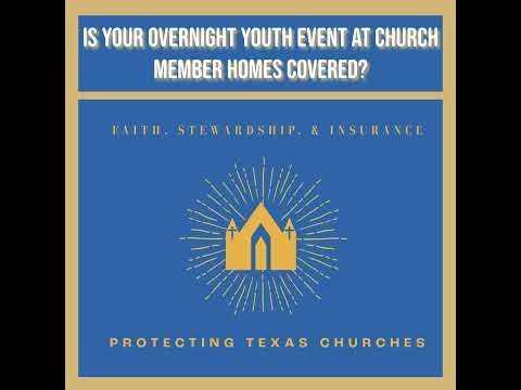 Is Your Overnight Youth Event At Church Member Homes Covered?