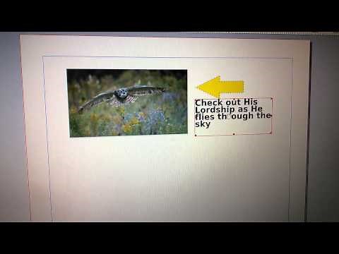 Creating and modifying text in Scribus