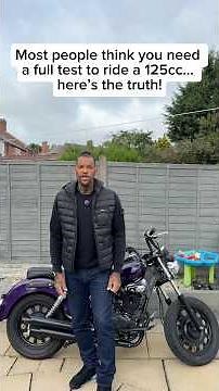 How to Ride a 125cc Without a Full Test or Theory in the UK! #bike #125 #cbt #beginner #motorcycle