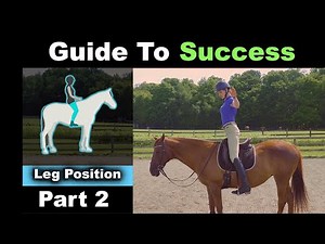 Horse Riding Position: Legs