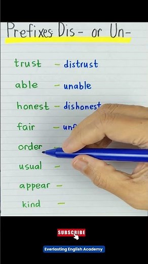 Upgrade Your Vocab with Prefixes and Antonyms ✅ #english #vocabulary #education #learning #shorts