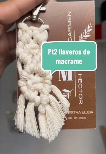 Cómo hacer llaveros de macramé paso a paso