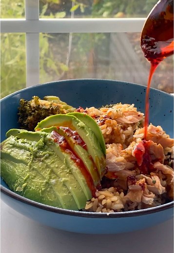 Easy Teriyaki Salmon Rice Bowl in a Rice Cooker
