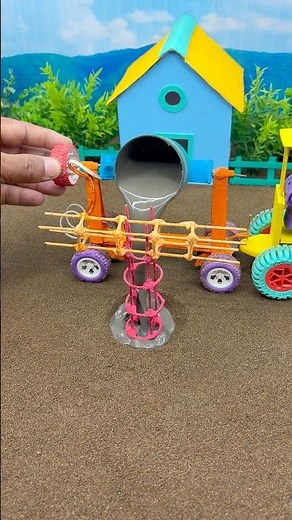 DIY Tractor Construction 🚜 | Mini Tractor Build Process at Home #Shorts