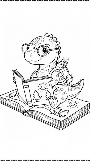 65 adorable dinosaur coloring pages kids can print and enjoy anytime #coloringbook