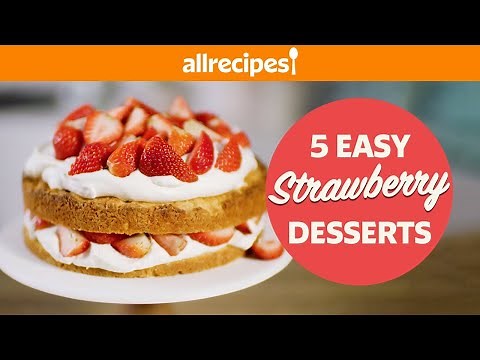 5 Fresh & Easy Strawberry Dessert Recipes 🍰Tarts, Cobblers, Upside-Down Cake, & More! 🍓