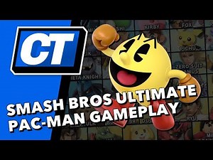 Pac-Man Gameplay in Super Smash Bros. Ultimate