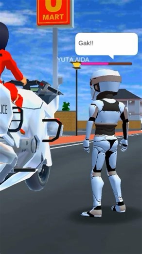 Robot vs Police 😲🚨😂 #sakuraschoolsimulator #action #shortfilms #animation #trending #funny #sakura