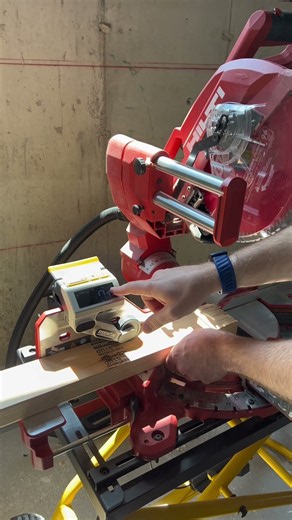 getting started with the M1 on our Hilti Miter Saw