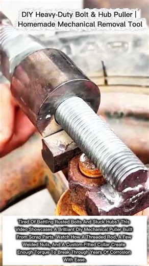 DIY Heavy-Duty Bolt & Hub Puller | Homemade Mechanical Removal Tool
