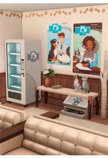 Vet Clinic Happy Tails — The Sims 4 build download (20x20)