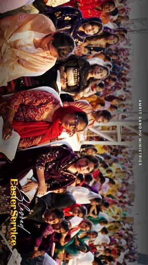 Blessed Easter Service 2026 with ASM Church Branches 🎊 #AmritSandhuMinistries