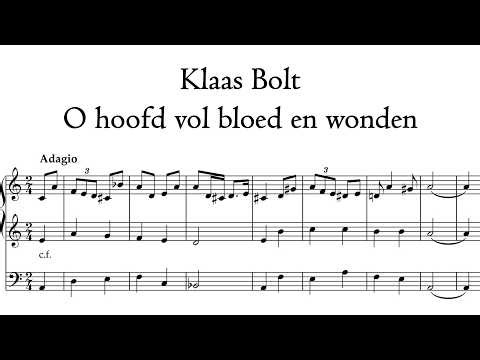 Klaas Bolt - O Haupt voll Blut und Wunden - Schnitger organ, Martinikerk, Groningen, Hauptwerk