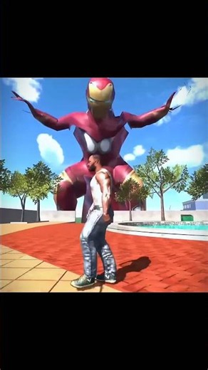 Franklin Become Ironman Zilla to Kill Ironman Zilla- INDIAN BIKES DRIVING 3D#trending#gta#shortsfeed