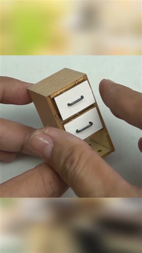 I built a miniature drawer