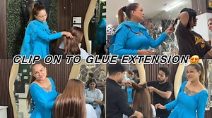 9.6K views · 75 reactions | Convert your clip on to hair extensions #vlog #hairextensions #extensions | Manju Chaudhary | Facebook
