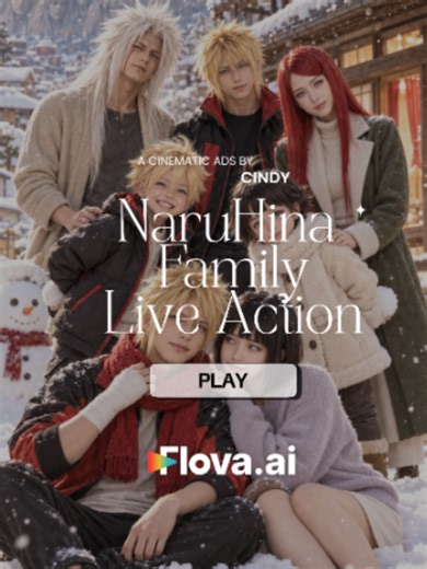 Naruto & Hinata: A Snowy Morning ❄️ | Anime to Live Action A quiet winter morning, a snowball fight that gets out of hand, and a few very special guests at the gate. What if Naruto’s parents and Jiraiya could finally spend a day with his family? Inspired by a scene from the anime, I expanded this heartwarming “what if” into a fan-made live-action family story, created entirely with FlovaAI. 🎬 Created with FlovaAI. @flova.ai An unofficial fan-made AI film. Naruto and its characters belong to the
