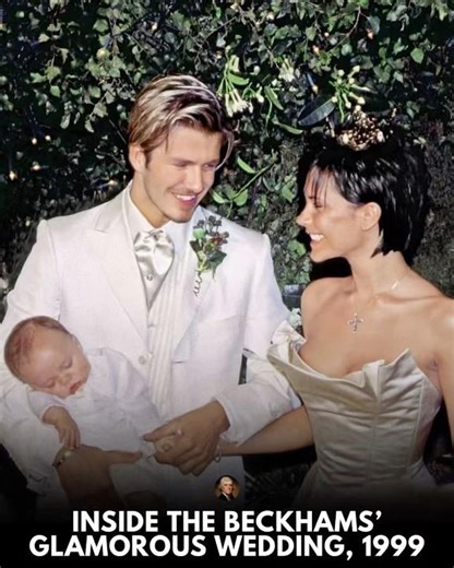 INSIDE THE BECKHAMS' GLAMOROUS WEDDING, 1999.