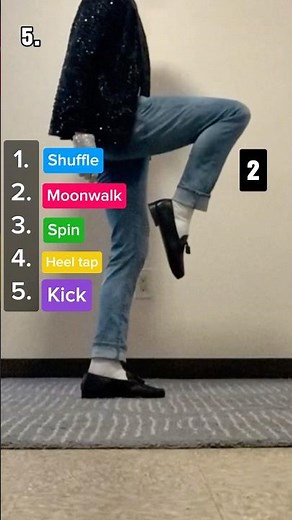5 quick Michael Jackson moves tutorial ✨🚶 | easy