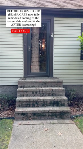 Part 1 BEFORE House Tour: Remember the cape style house Jim purchased this summer? The outdated cape in that oh-so-desirable neighborhood? 🌳 It was screaming for a makeover! Well, guess what? It’s hitting the market this weekend as a stunning 3 bed, 2 bath dream home! 🌟 🔨 Think it’s impossible? Wait until you see this transformation! We’re talking strategic renovations that totally reinvented the space. 🛠️ It’s all about working with what you’ve got and a bit of pre-planning magic. 💫 👀 Nee