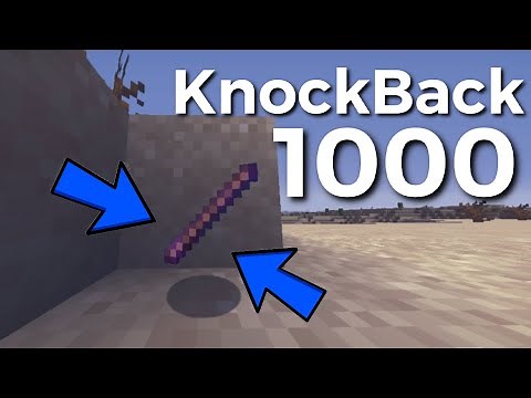 How To Get A 1000 Knockback Stick in Minecraft 1.17