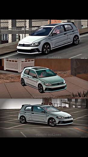 Stanced Car Parking Multiplayer Golf 7 Design