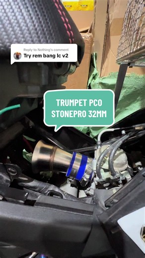 Replying to @Nothing TRUMPET PCO STAINLESS STEEL ‼️ #trumpetpco #stonepro #lc135