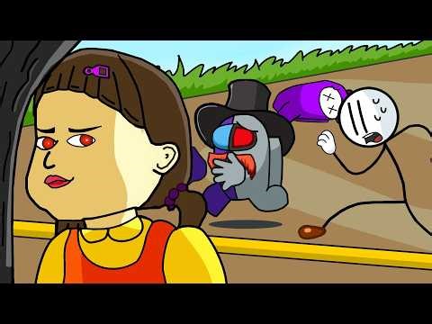 Squid game Season 1 Green Light Red Light Part 1 Animation English Dub