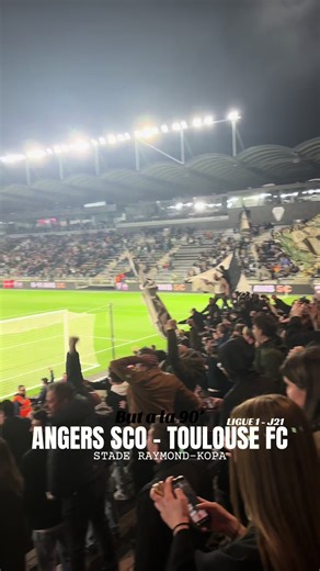 Angers SCO 1-0 Toulouse FC, But à la 90’ et quel but 🤯 #angers #toulouse #Ligue1 #football #groundhopping