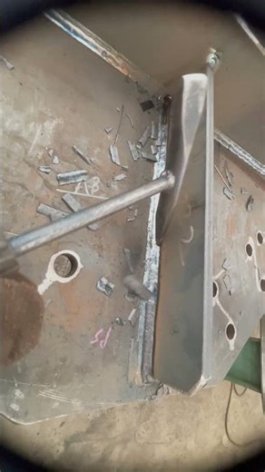 flux core welding 2f fillet weld multi pass #fcaw #welders #worshop #safety